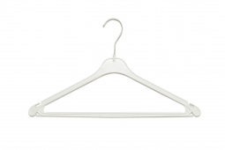 K-43 Wit  Stomerijhanger met broeklat (wit)